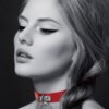 Collier ras de cou d’appartenance BDSM rouge ou noir