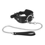 Collier d’appartenance BDSM avec laisse