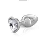 Gloria – Plug bijou argent avec cœur 53 g