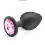 Cloud – Plug bijou silicone noir 50 g