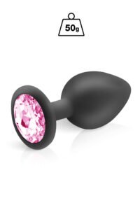 Cloud – Plug bijou silicone noir 50 g