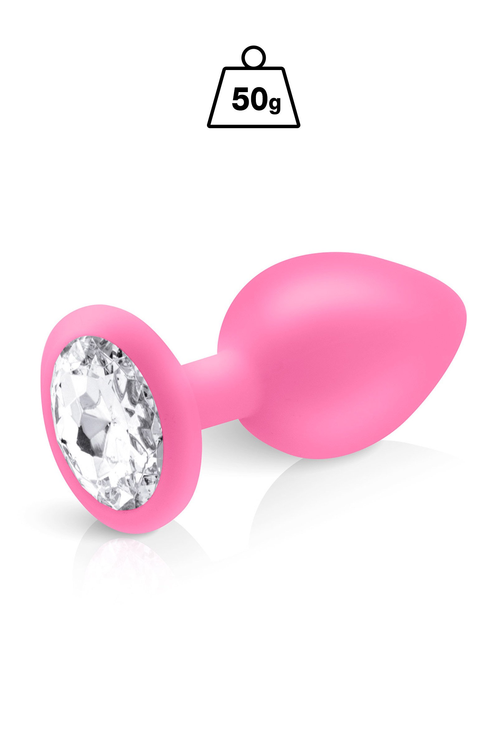 Cloud – Plug bijou silicone rose 50 g