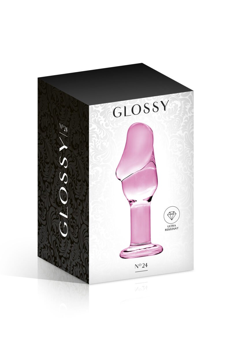 Glossy n°24 – Plug anal avec gland en verre