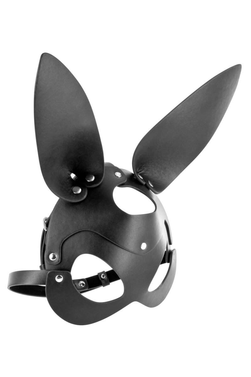 Masque Bunny ajustable aspect cuir
