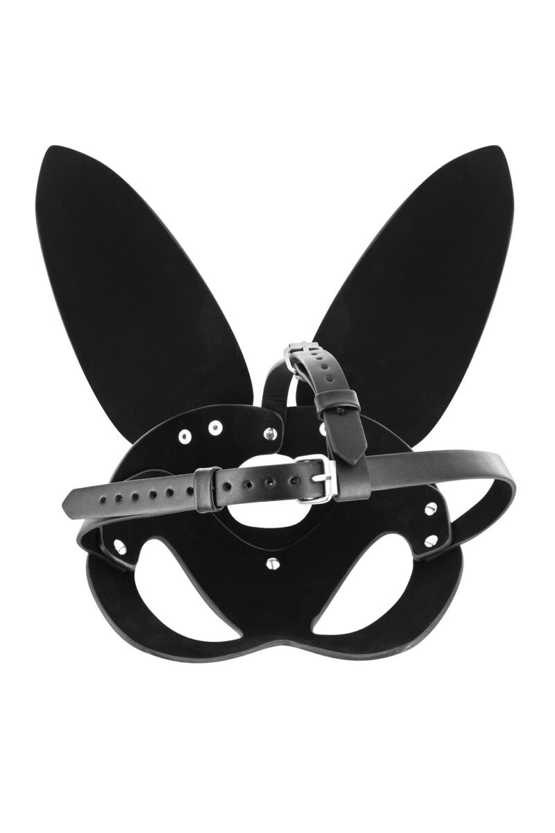 Masque Bunny ajustable aspect cuir