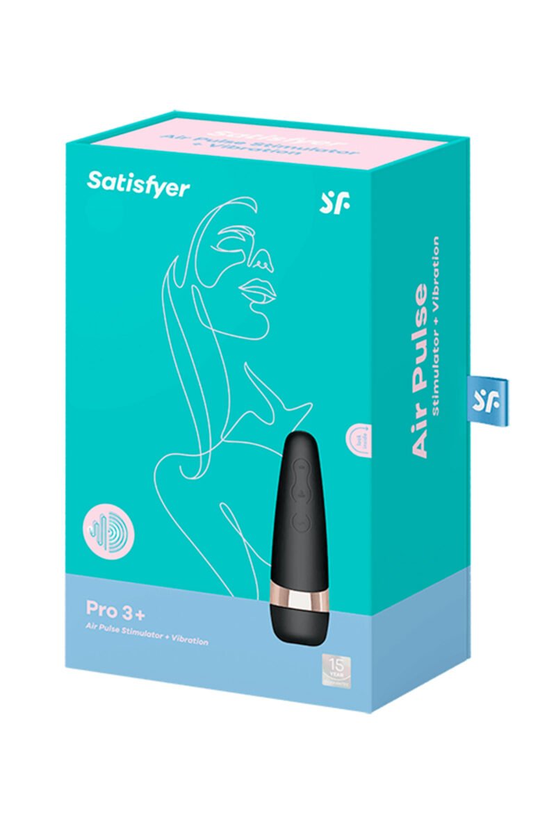 Satisfyer Pro 3+ – Stimulateur de clitoris par air pulsé et vibrations