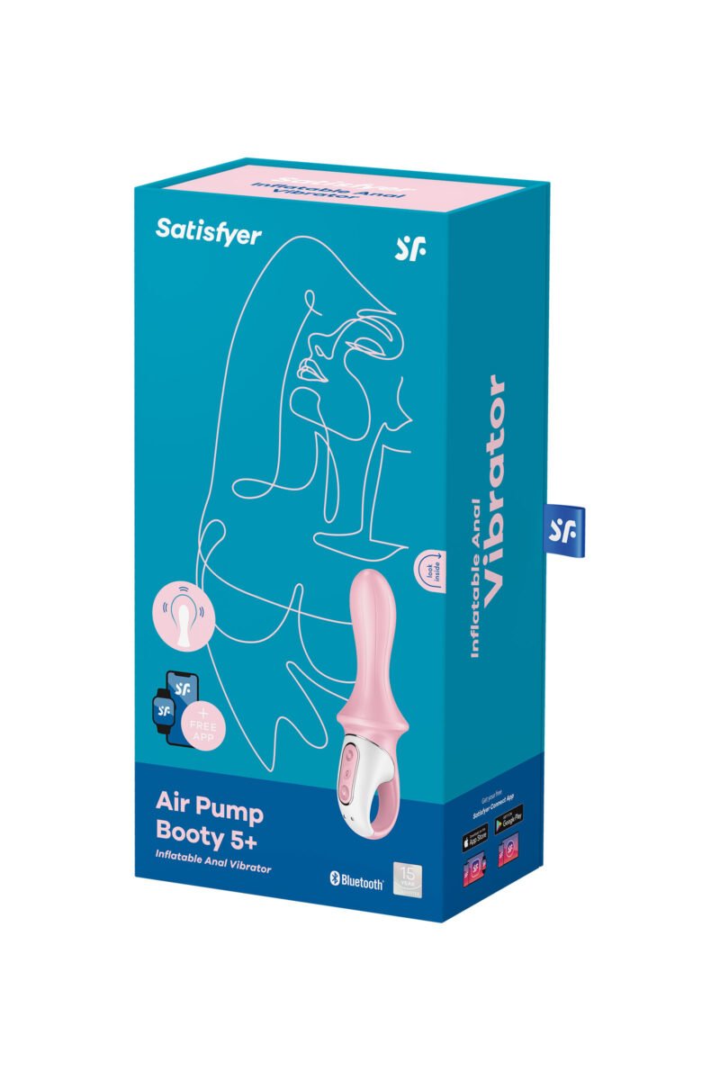 Satisfyer Air Pump Booty 5+ – Vibromasseur gode anal gonflable connecté