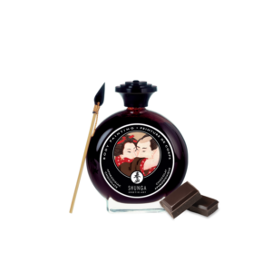 Peinture de corps comestible chocolat