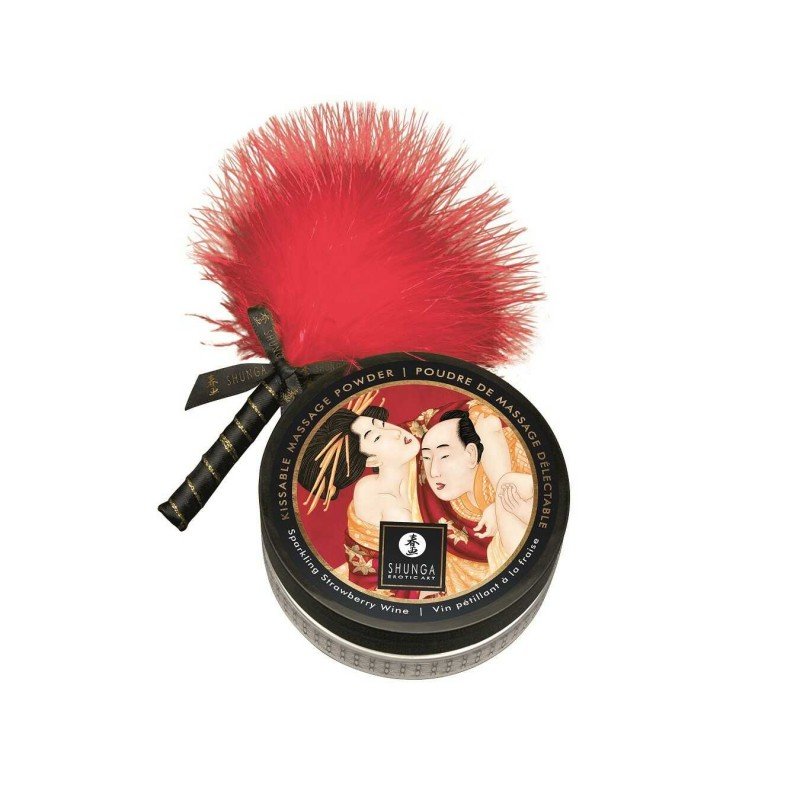 Poudre de massage délectable – Fraise et champagne