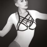 ❤️ Soutien-gorge Seins Nus Rouge & Noir V-10041 – Axami