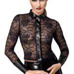 22148_800_chemise_dentelle_noirelle_f377-noir_handmade (1) Chemise dentelle Noirelle
