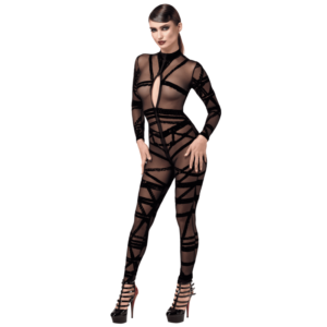 Combinaison semi-transparente Bondesque Noire
