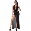 Onyx Robe longue liquide