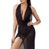 Onyx Robe longue liquide