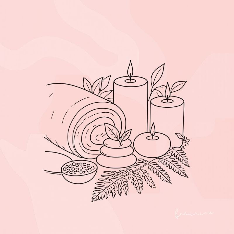Bougie de massage sensuelle pour rituel intime Secret Muse