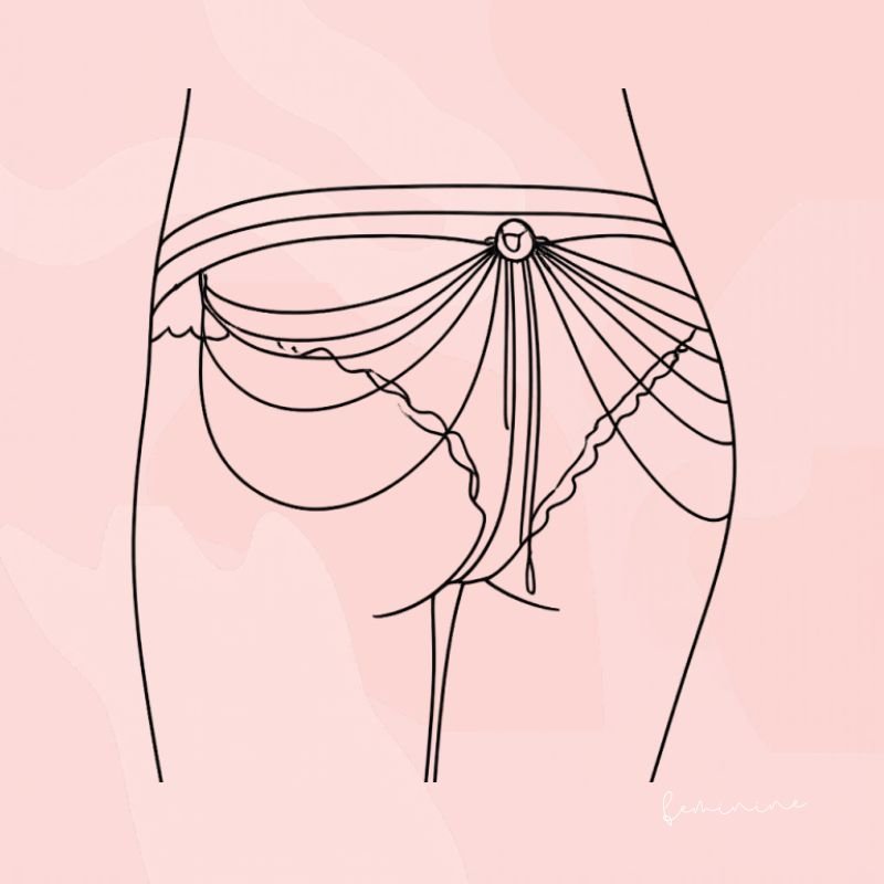 Parure et chaîne de corps sensuelle Secret Muse
