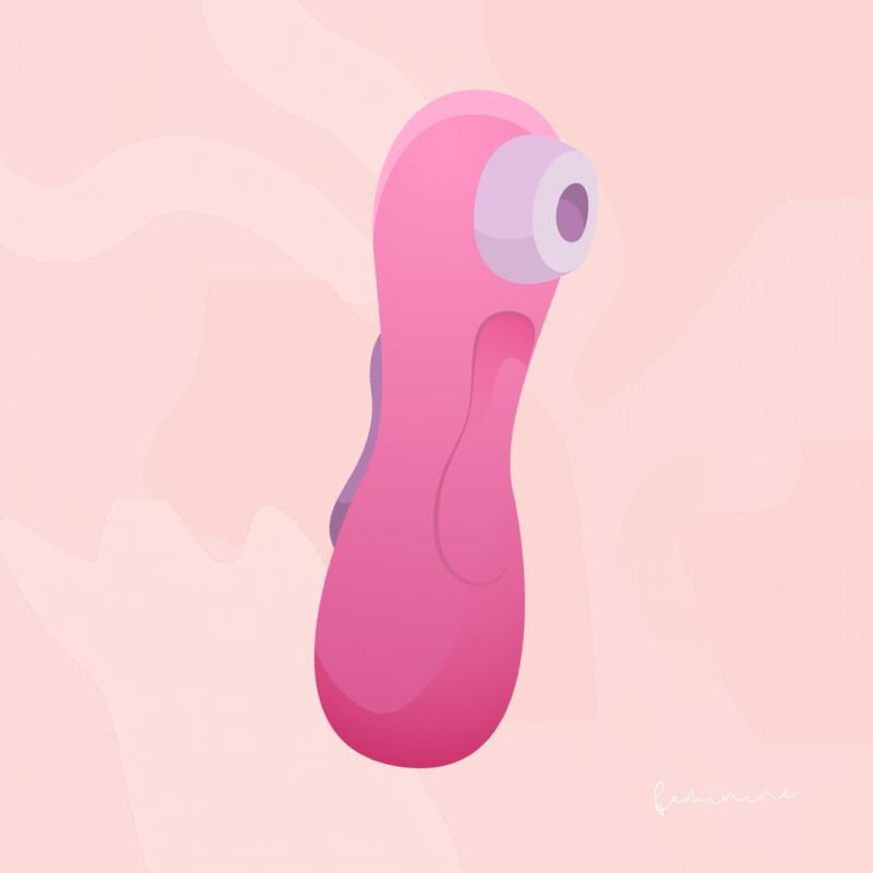 Stimulateur à air pulsé pour plaisir clitoridien sans contact Secret Muse